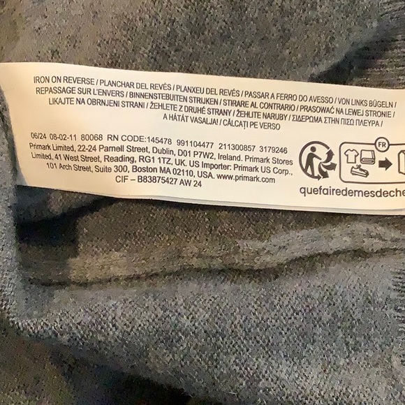 PRIMARK Wool Blend V Neck Sweater Medium - Picture 6 of 8